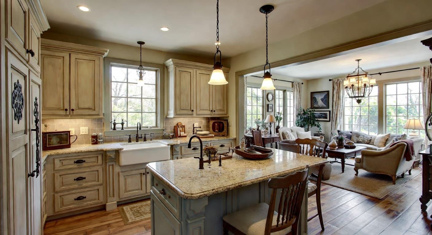 French Country Kitchen design preview