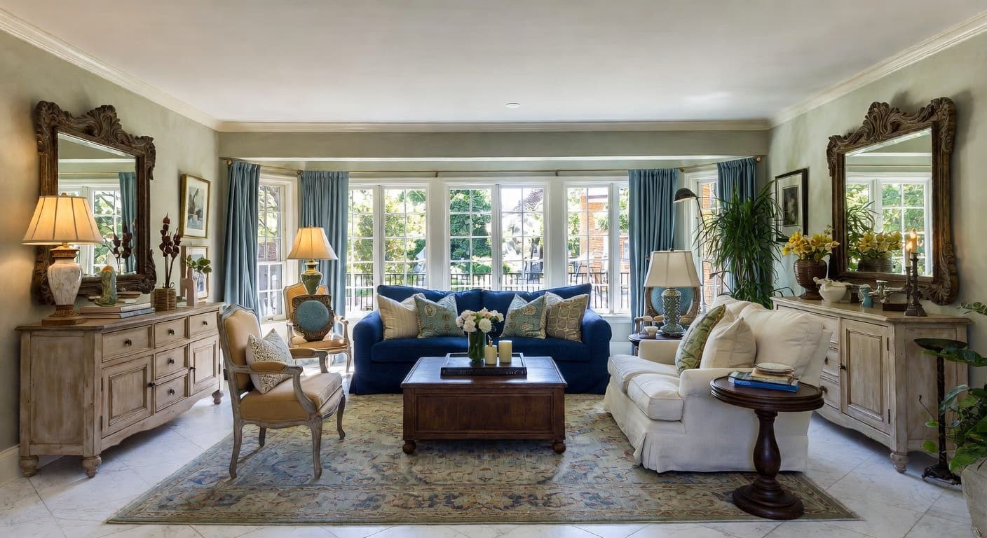 French Country Living Room design preview