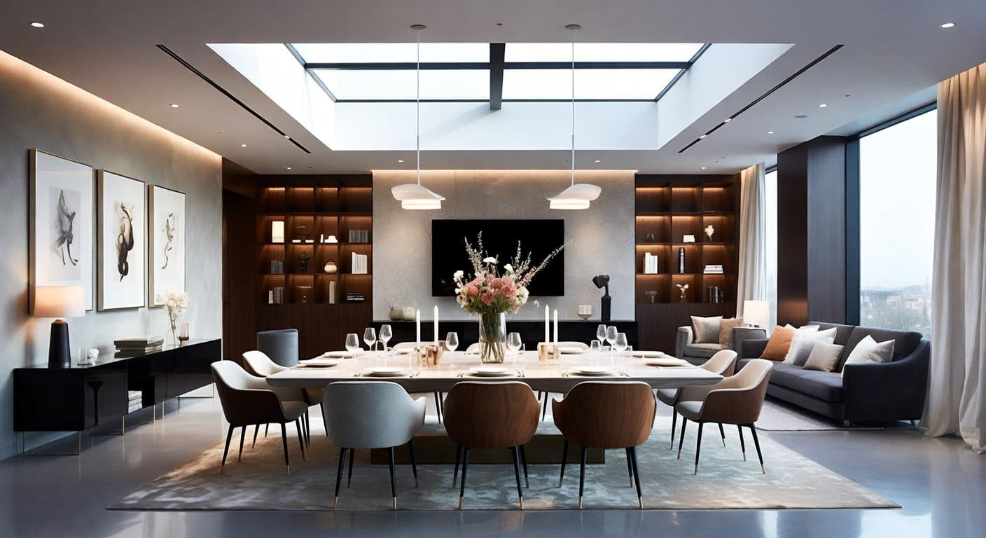 Futuristic Dining Room design preview