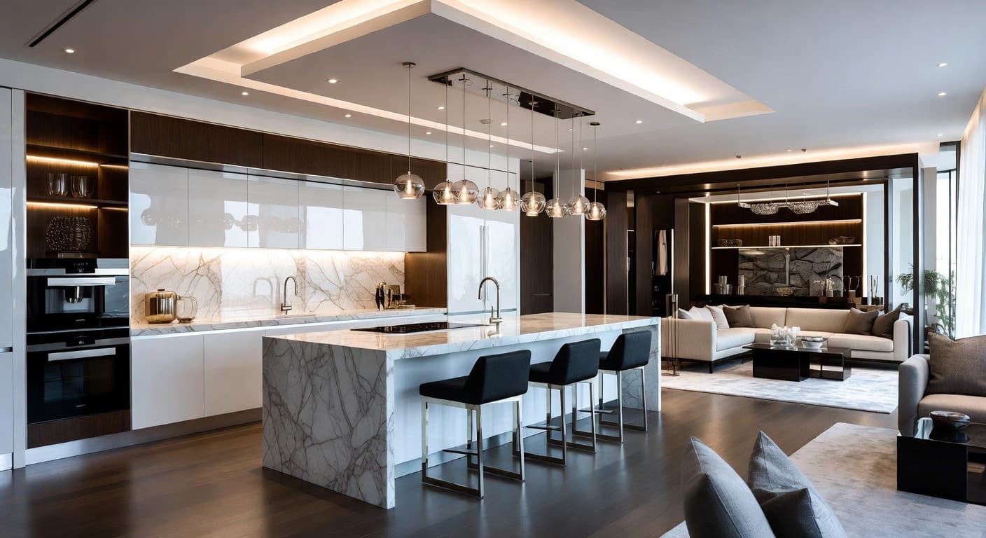 Futuristic Kitchen design preview