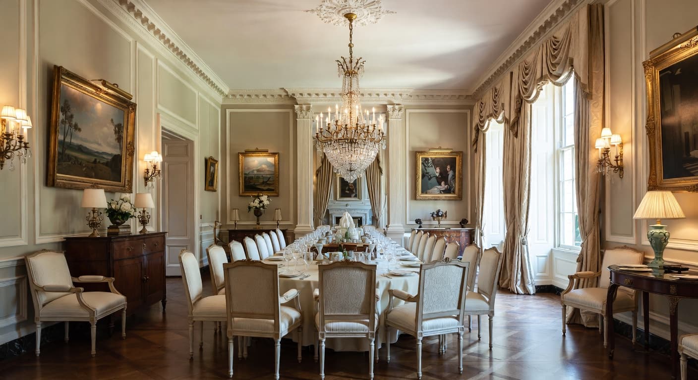 Georgian Dining Room design preview