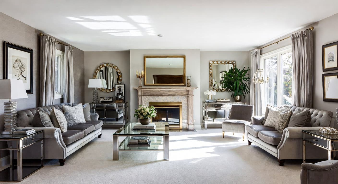 Glam Living Room design preview