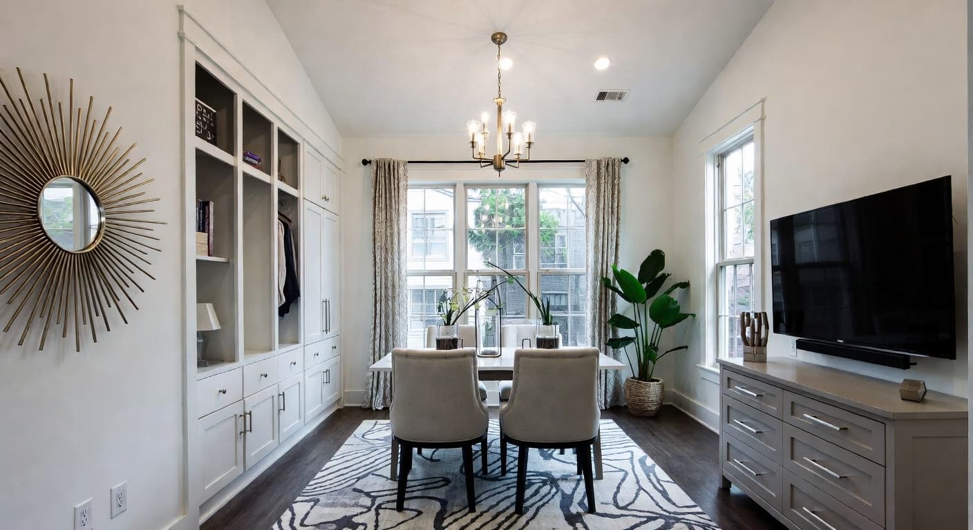 Glam mudroom interior design - featuring glam style furniture, decor, colors, and layout ideas for your mudroom