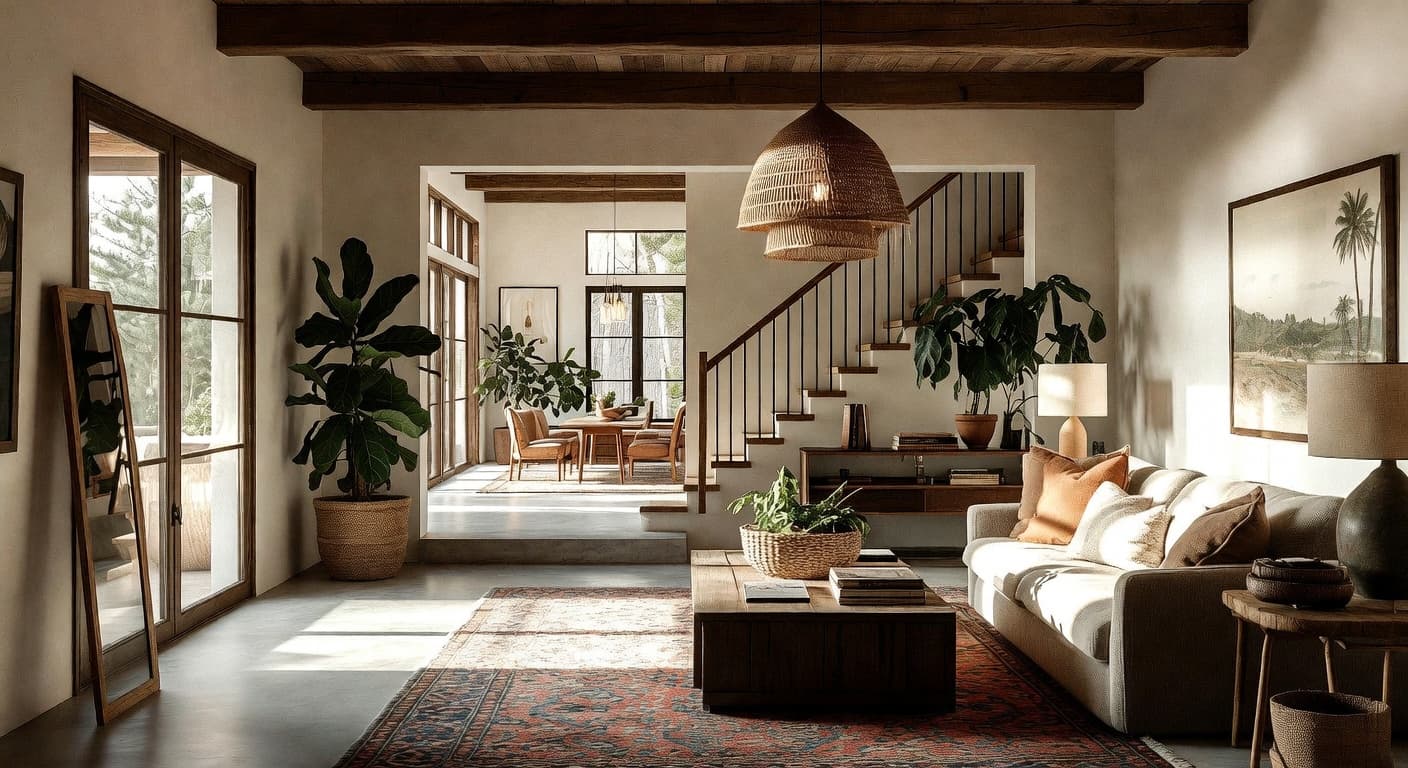 Gorpcore entryway interior design - featuring gorpcore style furniture, decor, colors, and layout ideas for your entryway