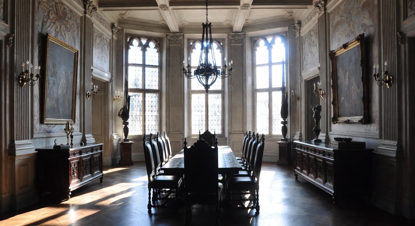 Gothic Dining Room design preview