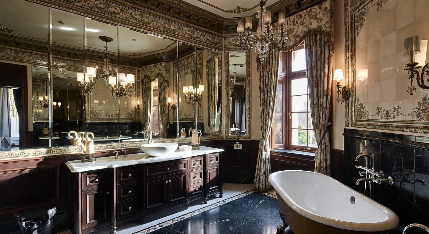 Gothic Revival Bathroom design preview
