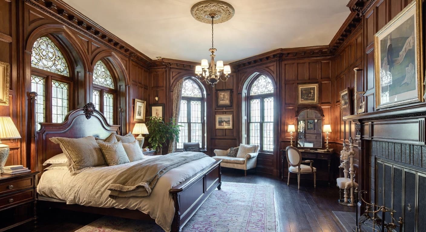 Gothic Revival Bedroom design preview