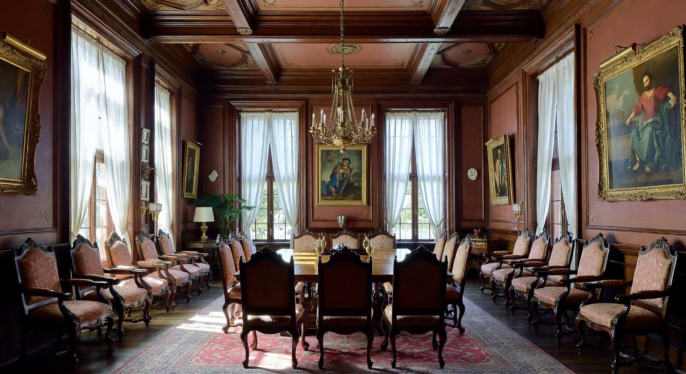 Gothic Revival Dining Room design preview