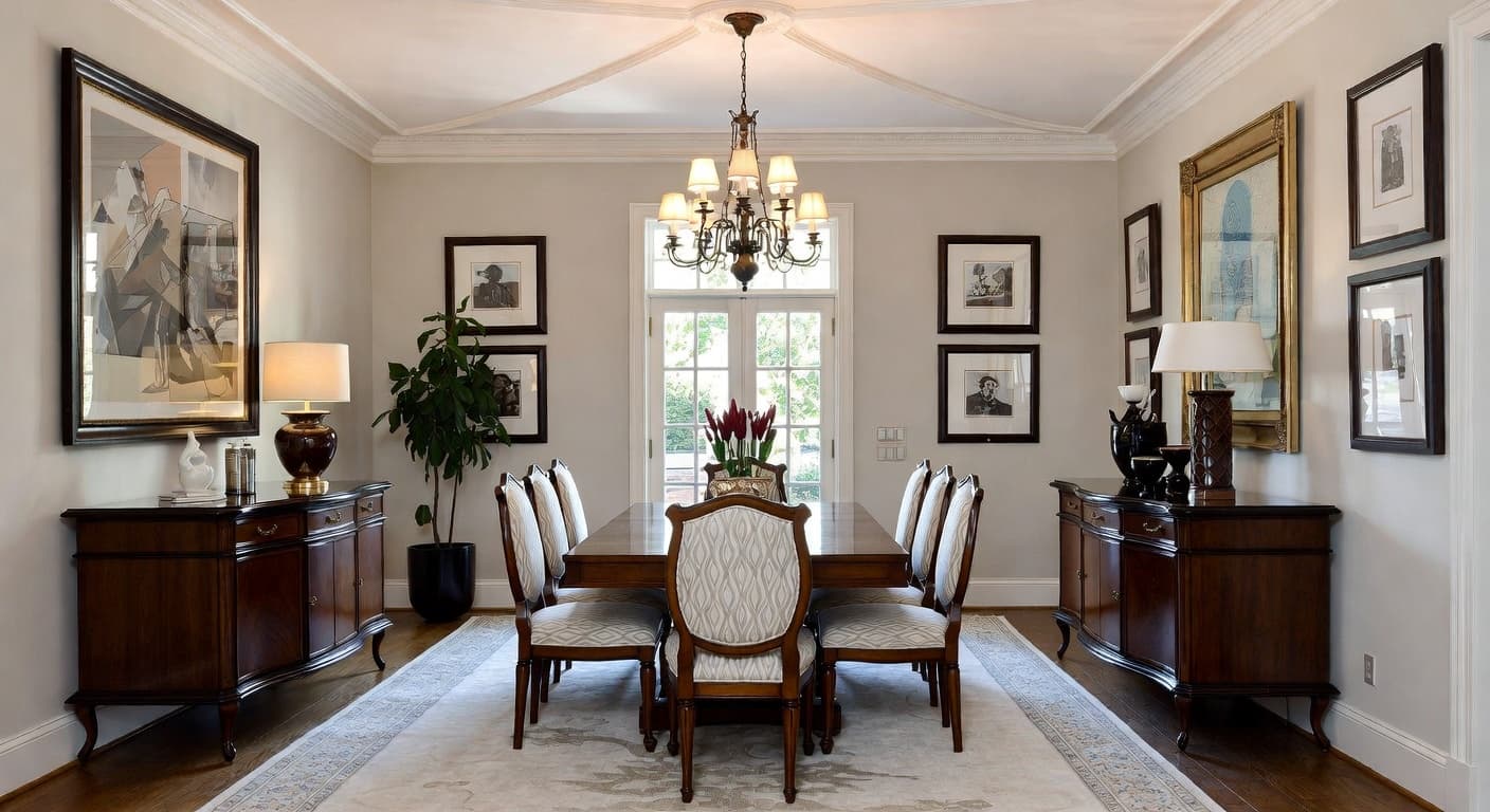 Grandmillennial Dining Room design preview