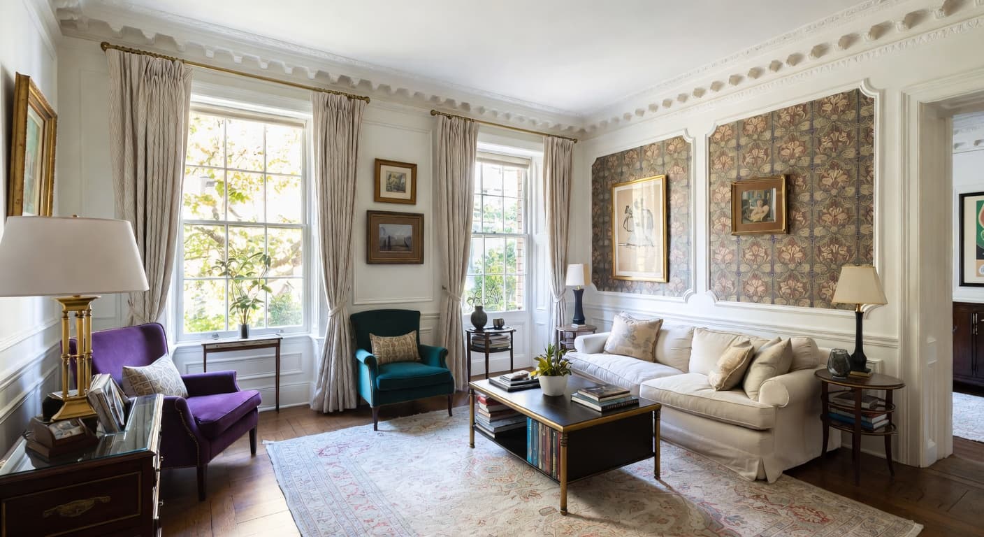 Grandmillennial Living Room design preview