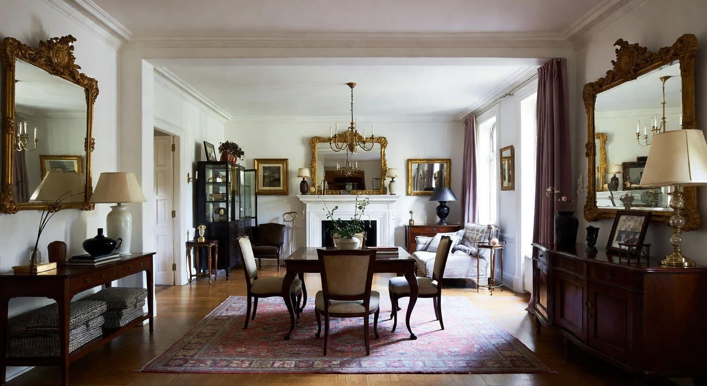 Grandmillennial storage room interior design - featuring grandmillennial style furniture, decor, colors, and layout ideas for your storage room