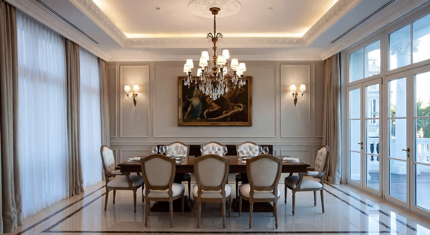 Greco-Roman Dining Room design preview