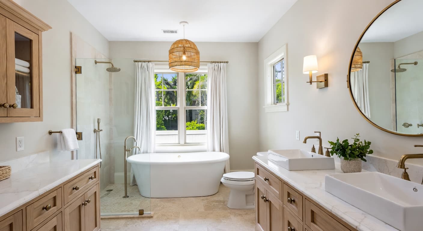 Hamptons Bathroom design preview