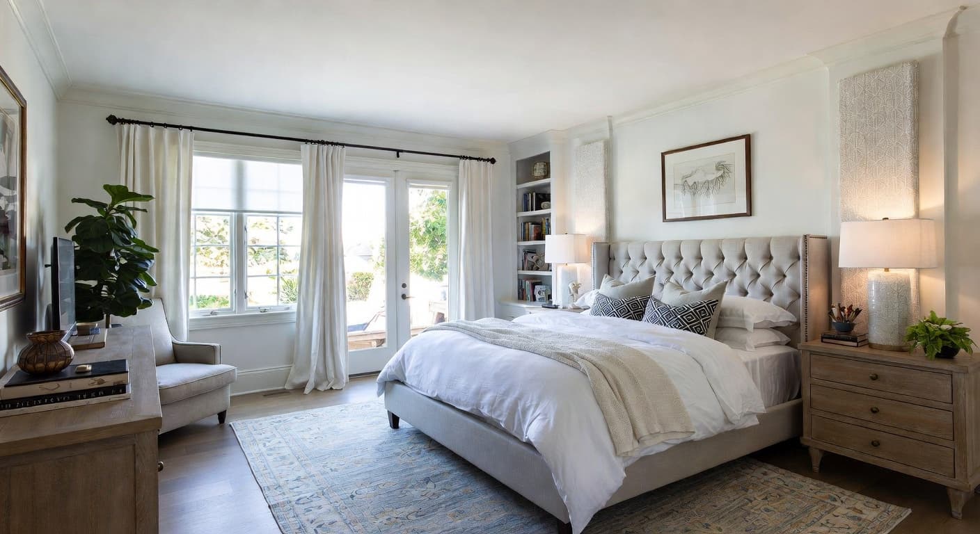 Hamptons Bedroom design preview