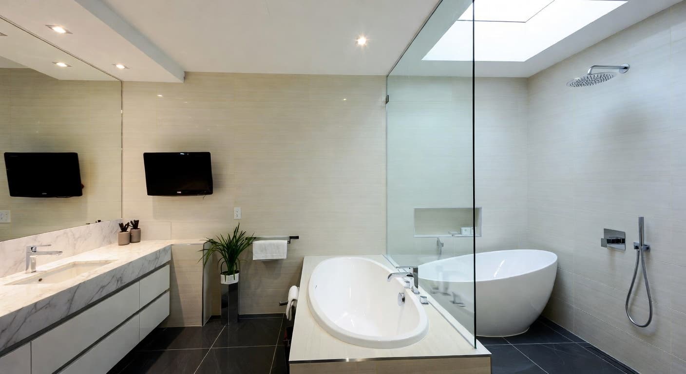 High-Tech Bathroom design preview