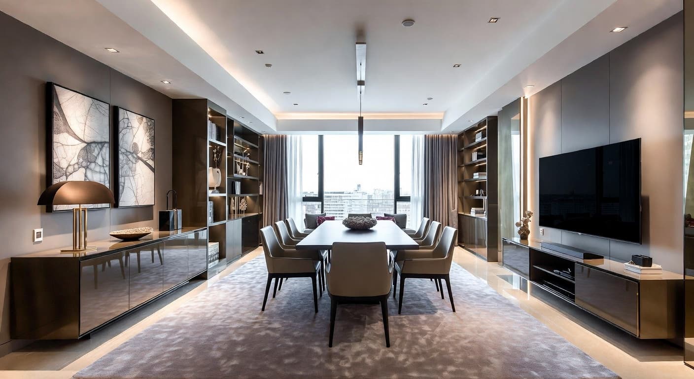 High-Tech Dining Room design preview