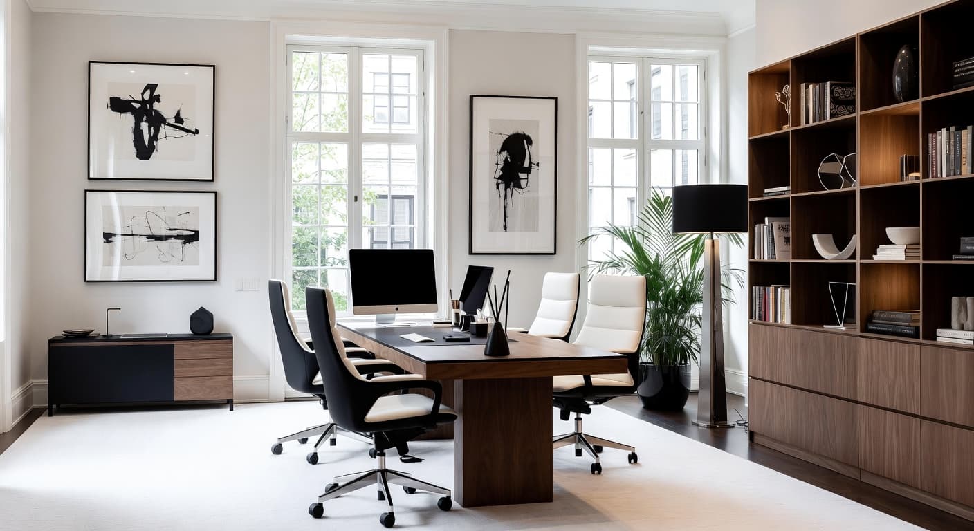 High-Tech Home Office design preview