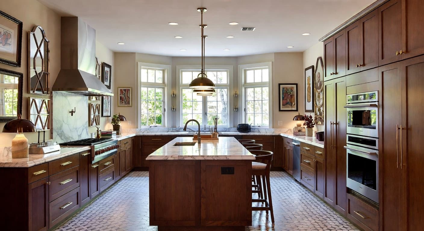 Hollywood Regency Kitchen design preview