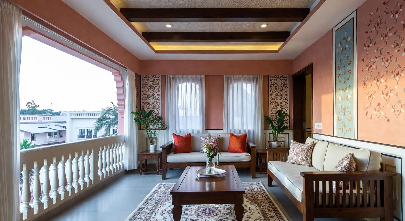 Indian Balcony / Terrace design preview