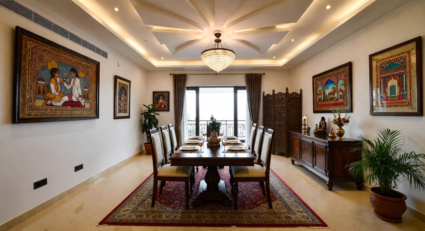 Indian Dining Room design preview