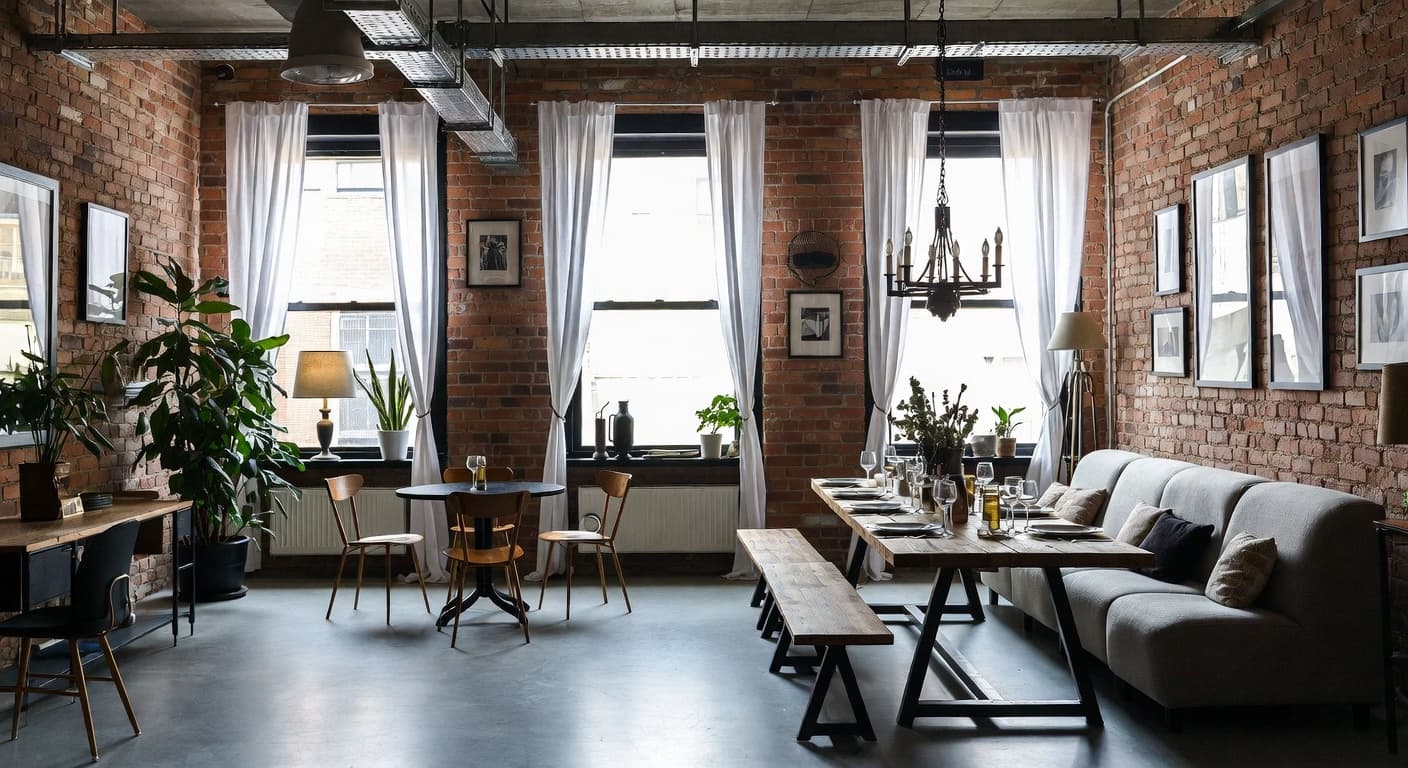 Industrial Breakfast Nook design preview