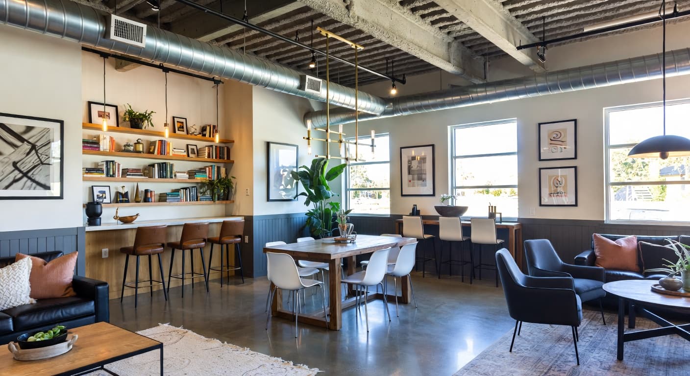 Industrial Game Room design preview