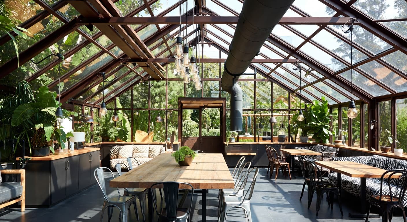 Industrial Greenhouse design preview