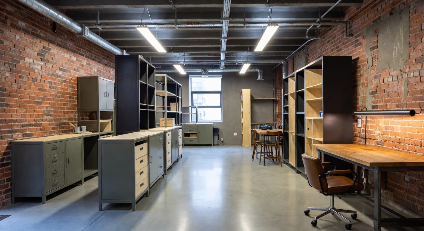 Industrial Storage Room design preview