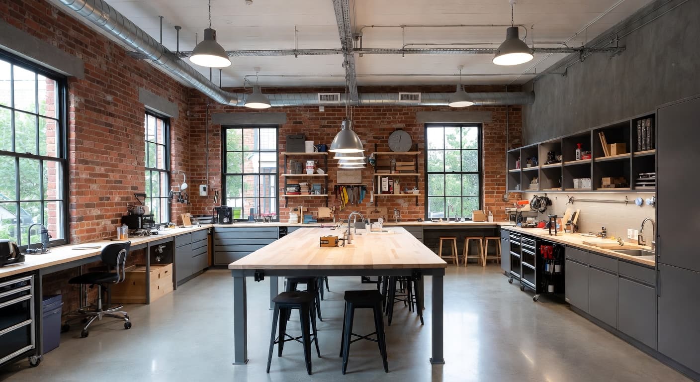 Industrial Utility Room design preview