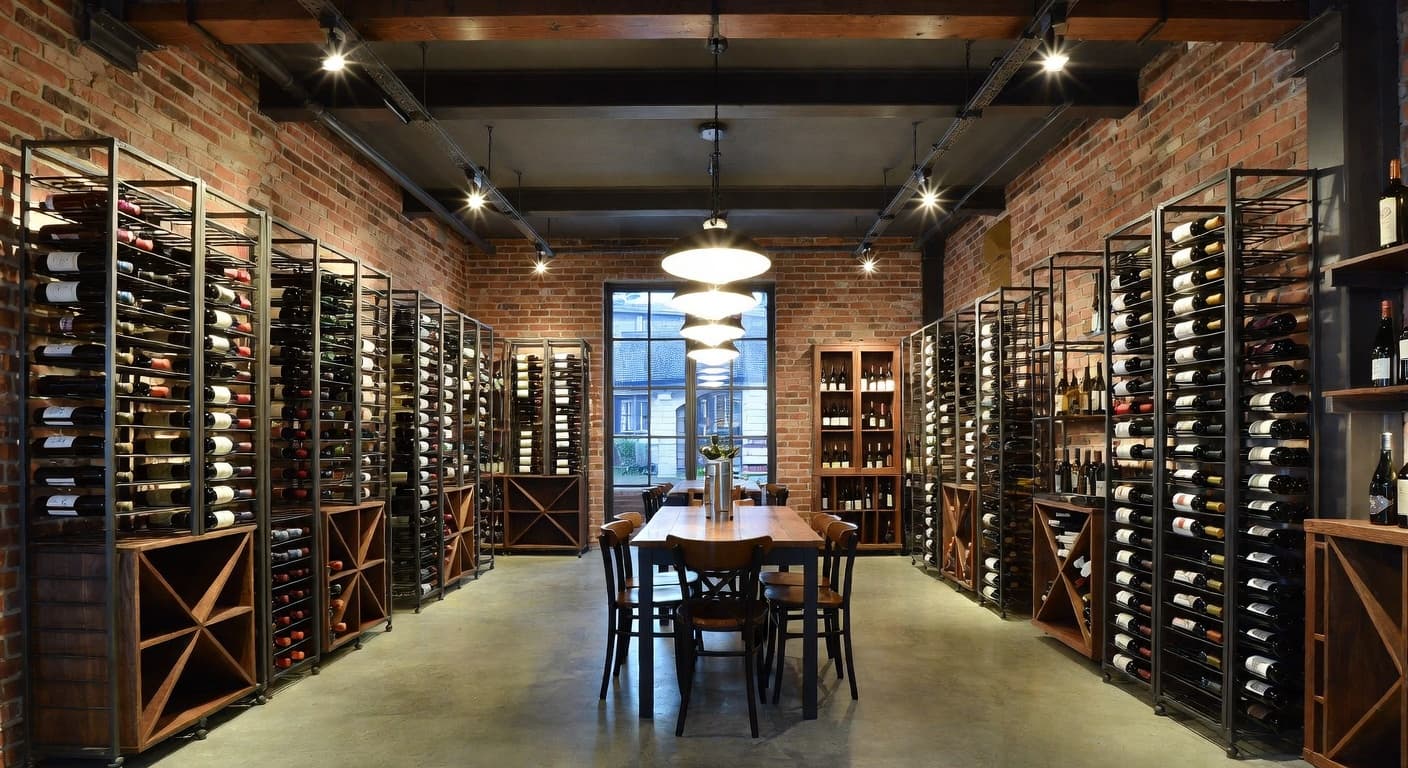 Industrial Wine Cellar design preview
