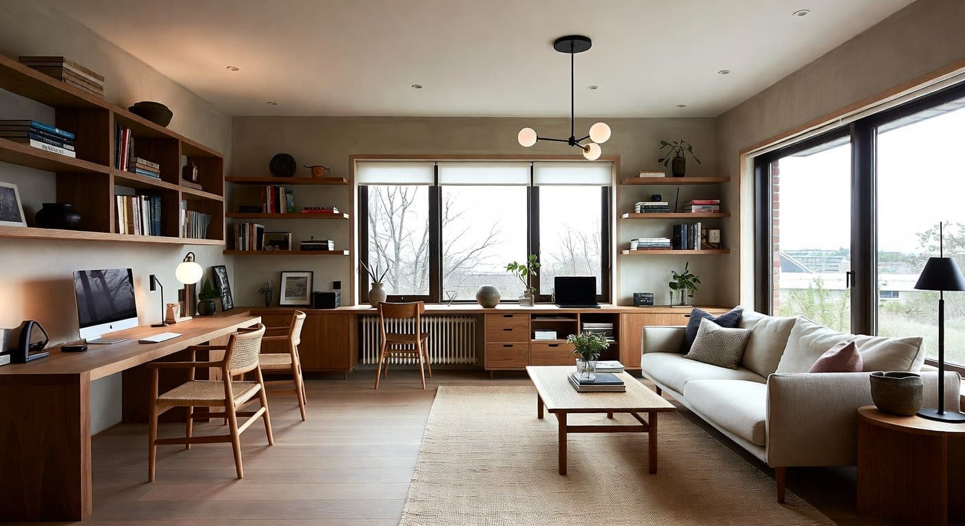 Japandi Home Office design preview