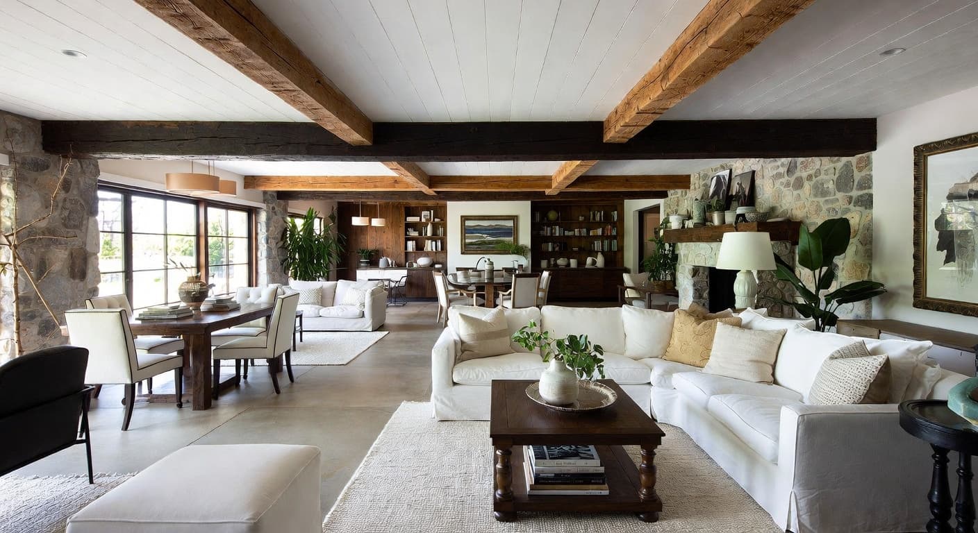 Kinfolk basement interior design - featuring kinfolk style furniture, decor, colors, and layout ideas for your basement