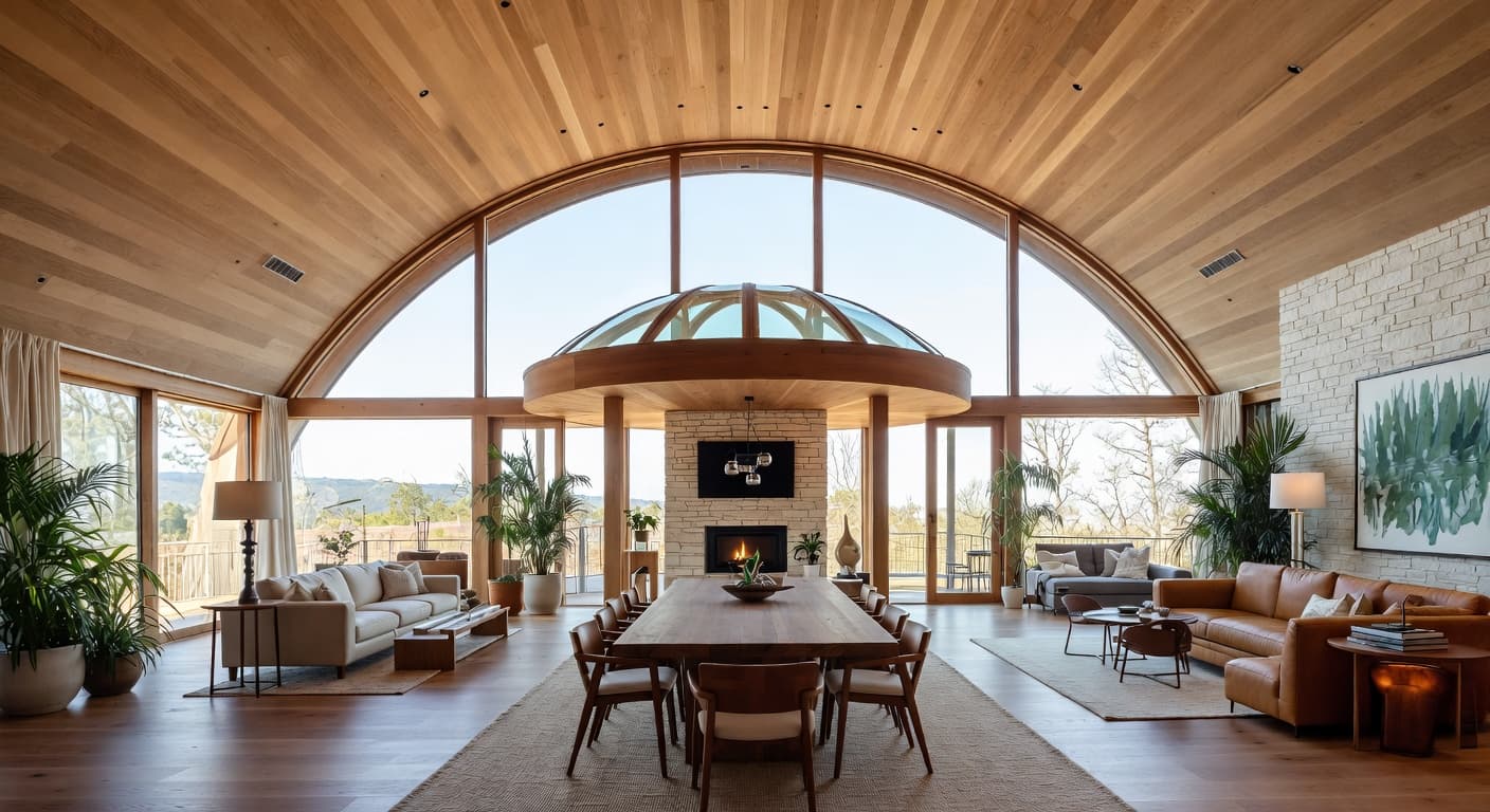 Kinfolk observatory interior design - featuring kinfolk style furniture, decor, colors, and layout ideas for your observatory