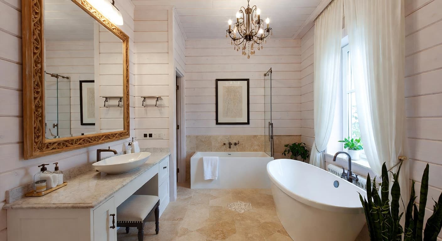 Light Academia Bathroom design preview