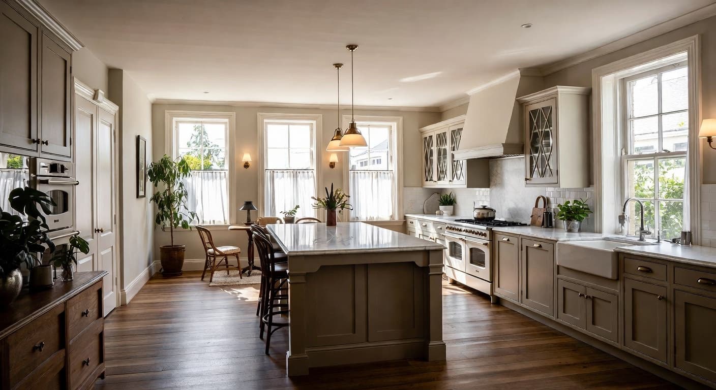 Light Academia Kitchen design preview