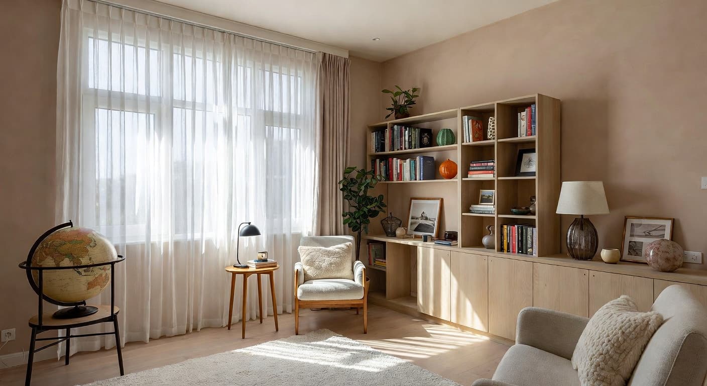 Light Academia playroom interior design - featuring light academia style furniture, decor, colors, and layout ideas for your playroom