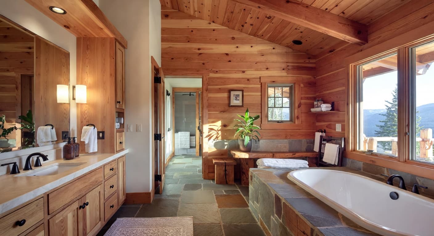 Lodge Bathroom design preview
