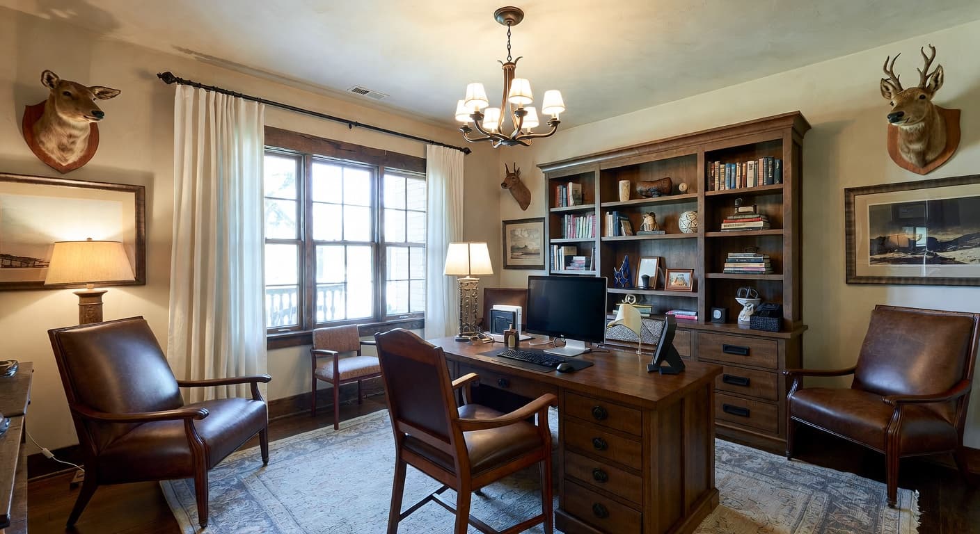 Lodge Home Office design preview