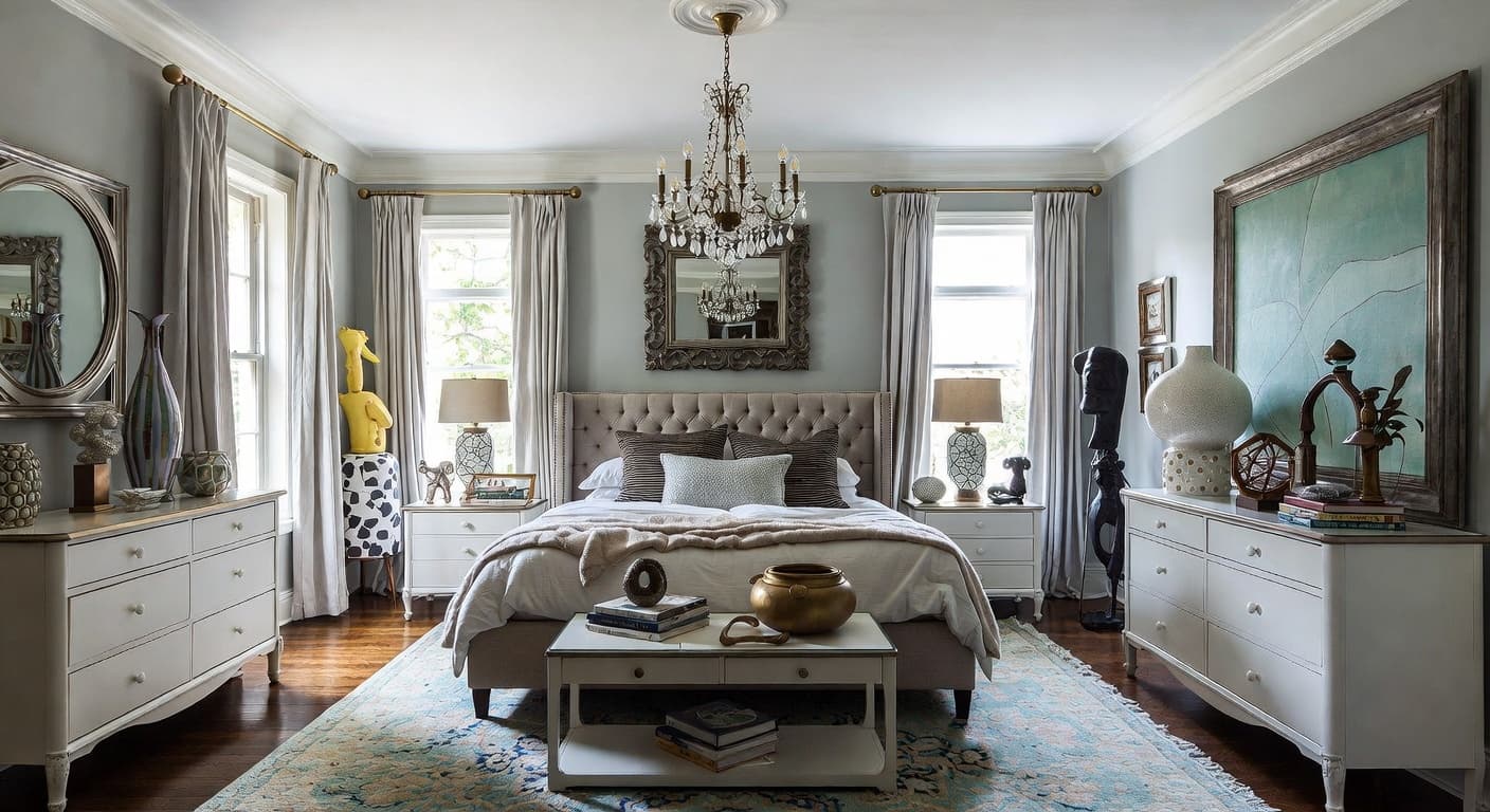 Maximalist Bedroom design preview