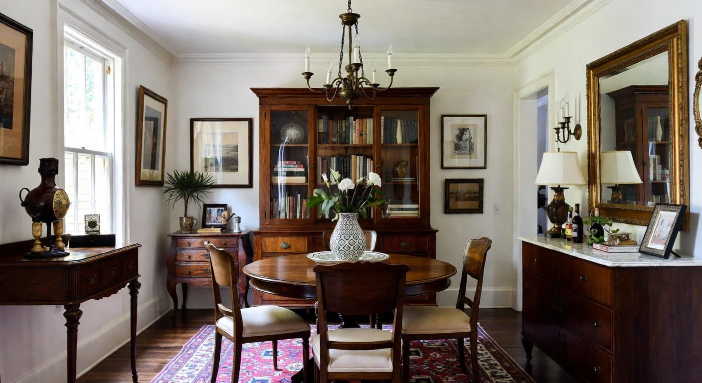 Maximalist butler's pantry interior design - featuring maximalist style furniture, decor, colors, and layout ideas for your butler's pantry