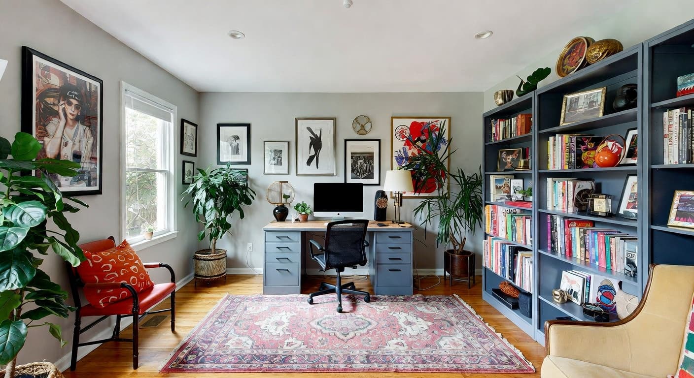 Maximalist Home Office design preview