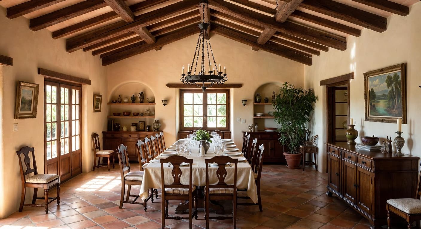 Mediterranean Dining Room design preview