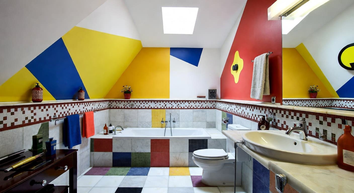 Memphis Design Bathroom design preview