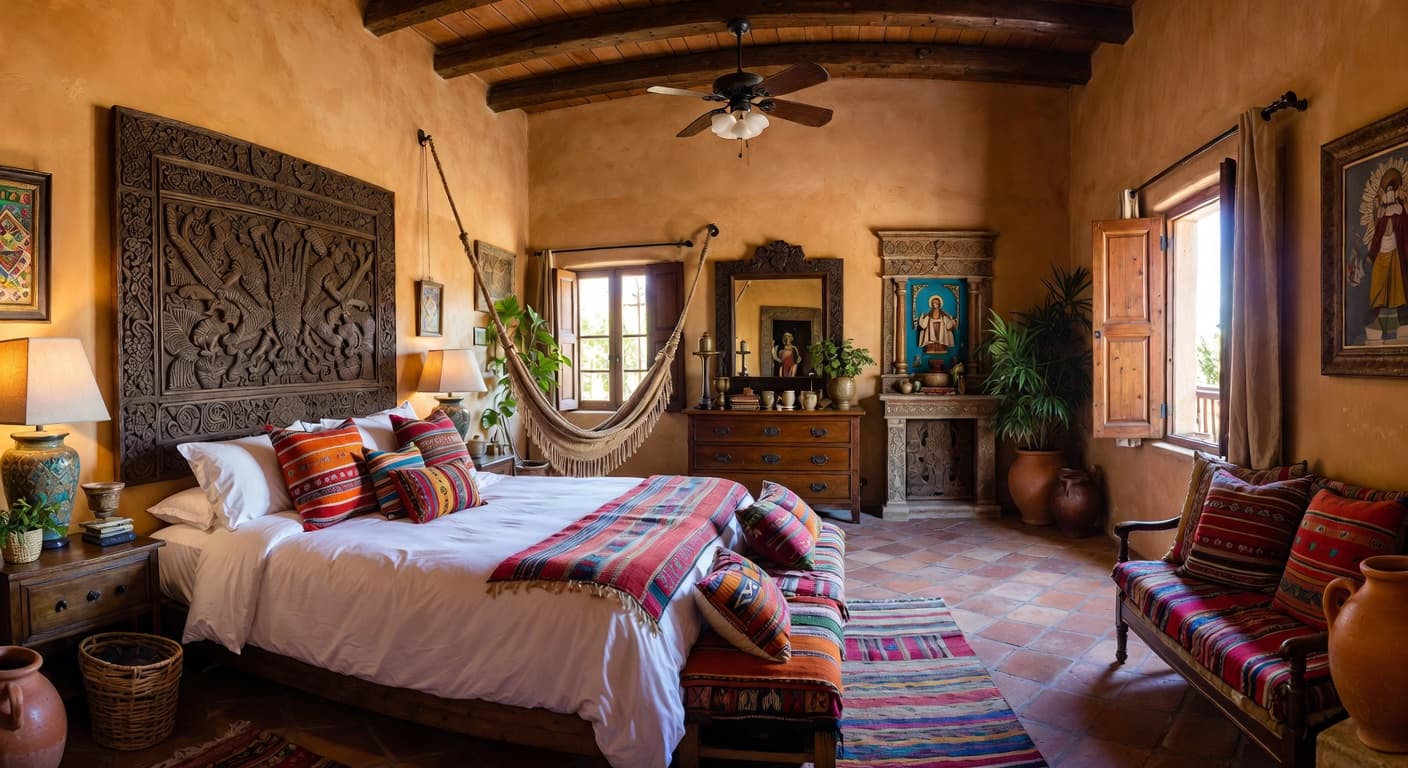 Mexican Bedroom design preview