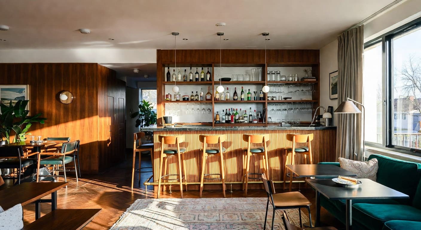 Mid-Century Modern Bar Room design preview