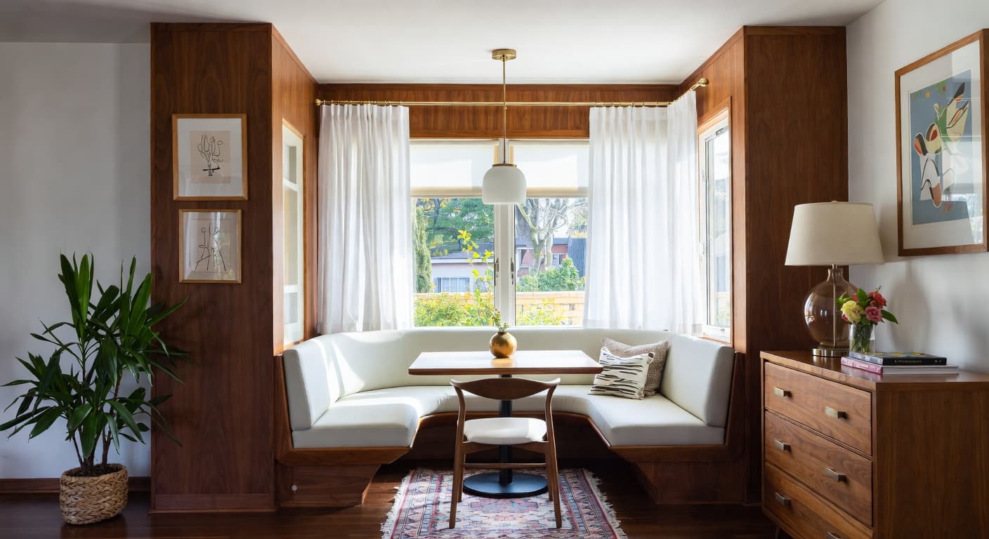 Mid-Century Modern Breakfast Nook design preview