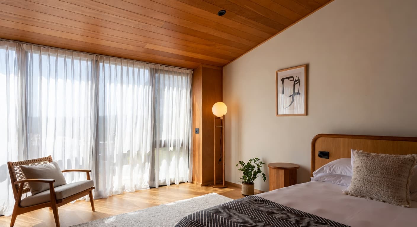 Mid-Century Modern Guest Room design preview