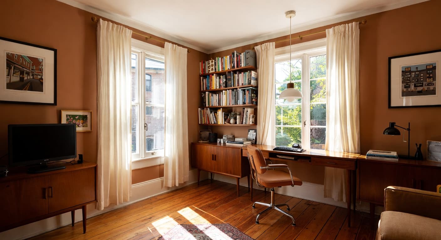 Mid-Century Modern Home Office design preview