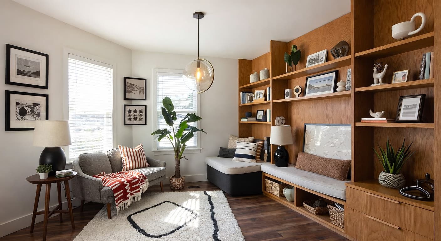 Mid-Century Modern Pet Room design preview