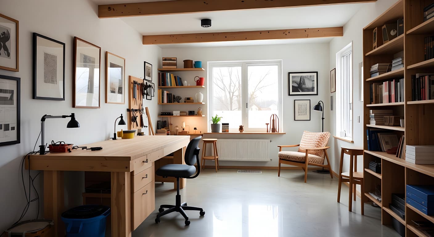 Mid-Century Modern Workshop design preview